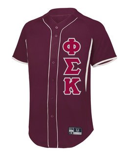 Phi Sigma Kappa Lettered Baseball Jersey