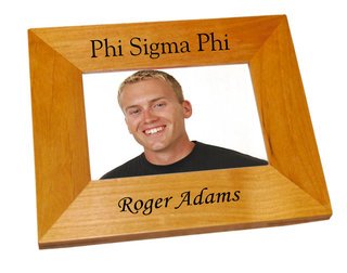Phi Sigma Phi Wood Picture Frame