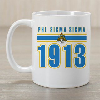 Phi Sigma Sigma Established Year Coffee Mug - Personalized!