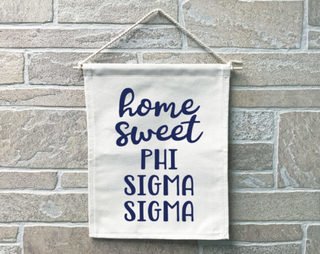 Phi Sigma Sigma Home Sweet Home Banner