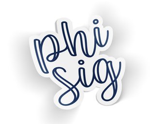 Phi Sigma Sigma Kem Sticker