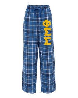Phi Sigma Sigma Pajamas -  Flannel Plaid Pant