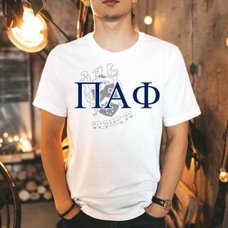 Pi Alpha Phi Greek Crest - Shield T-Shirt
