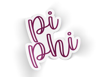 Pi Beta Phi Kem Sticker