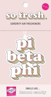 Pi Beta Phi Retro Air Freshener (2 pack)
