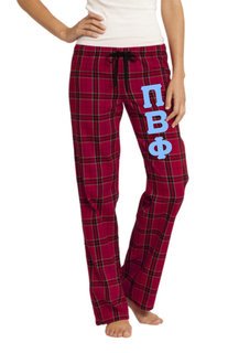 Pi Beta Phi Women's Flannel Plaid Pant - PJ's