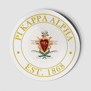 Pi Kappa Alpha Circle Crest - Shield Decal