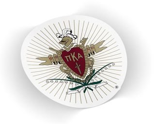 Pi Kappa Alpha Die Cut Crest Sticker