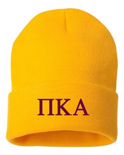 Pi Kappa Alpha Greek Letter Knit Cap