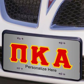 Pi Kappa Alpha Lettered License Cover
