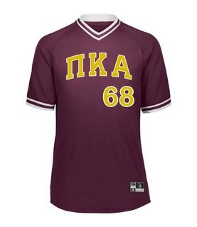 Pi Kappa Alpha Retro V-Neck Baseball Jersey