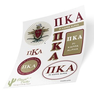 Pi Kappa Alpha Traditional Sticker Sheet