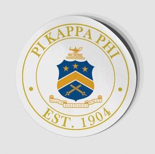 Pi Kappa Phi Circle Crest - Shield Decal