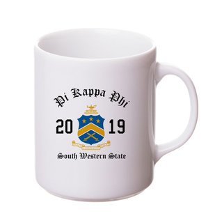 Pi Kappa Phi Crest & Year Ceramic Mug