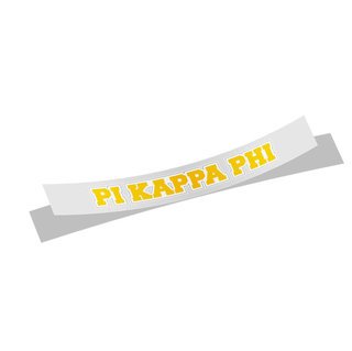Pi Kappa Phi Long Window Sticker