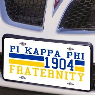Pi Kappa Phi Year License Plate Cover