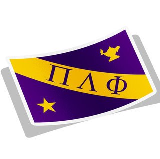 Pi Lambda Phi Flag Decal Sticker
