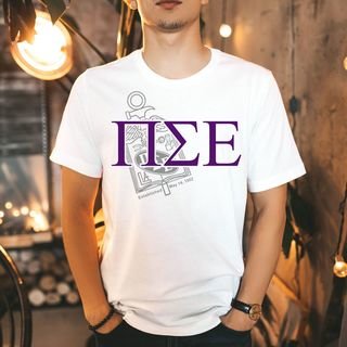 Pi Sigma Epsilon Greek Crest - Shield T-Shirt