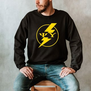 Psi Upsilon Lightning Crew Sweatshirt