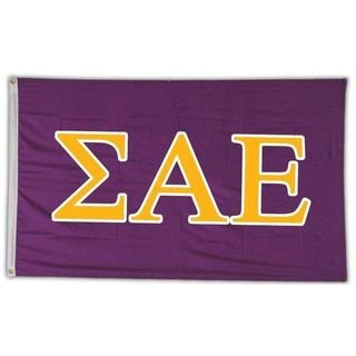 Sigma Alpha Epsilon Letter Flag