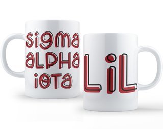 Sigma Alpha Iota Bubble Little Sister Mug