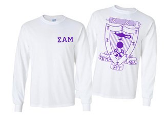 Sigma Alpha Mu World Famous Crest - Shield Long Sleeve T-Shirt- $24.95!