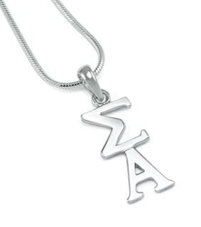 Sigma Alpha Sterling Silver Lavaliere