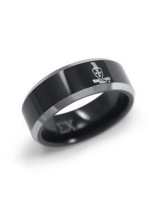 Sigma Chi Black Tungsten Ring