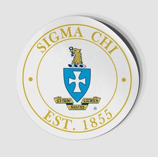 Sigma Chi Circle Crest - Shield Decal