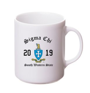 Sigma Chi Crest & Year Ceramic Mug