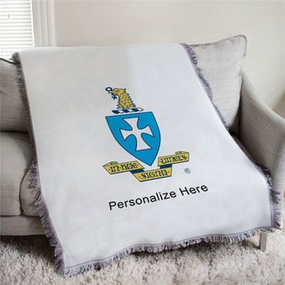 Sigma Chi Full Color Crest Afghan Blanket Throw