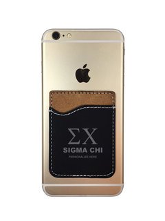Sigma Chi Leatherette Phone Wallet