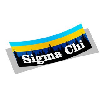 Sigma Chi Mountain Decal Sticker