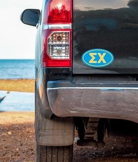 Sigma Chi Oval Fraternity Car Magnet Set of 2