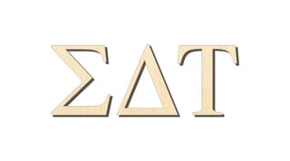 Sigma Delta Tau Big Wooden Greek Letters Sale 44 99 Greek Gear