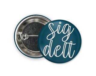 Sigma Delta Tau Kem Button