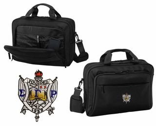 DISCOUNT-Sigma Gamma Rho Crest - Shield Briefcase Attache