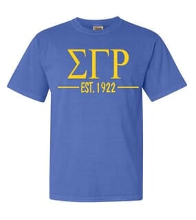 Alpha Gamma Rho Greek Letter Electrify Polo