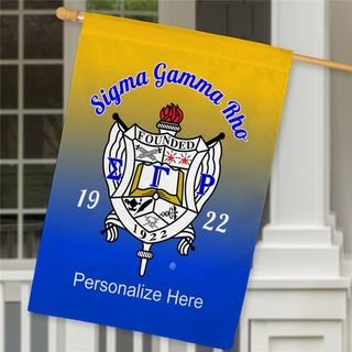Sigma Gamma Rho House Flag