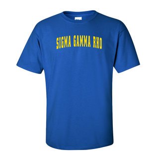 Sigma Gamma Rho Letterman T-Shirts