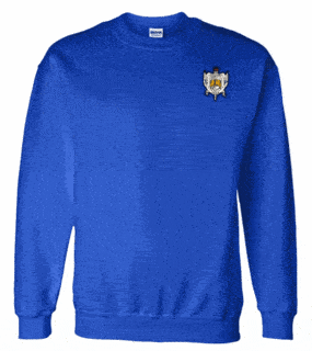 DISCOUNT-Sigma Gamma Rho World Famous Crest - Shield Crewneck Sweatshirt