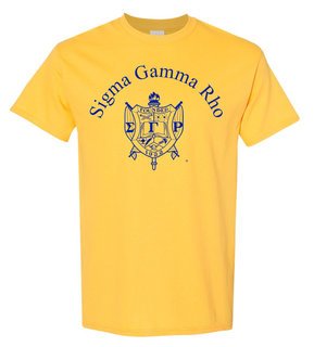 Sigma Gamma Rho World Famous Crest - Shield Tee