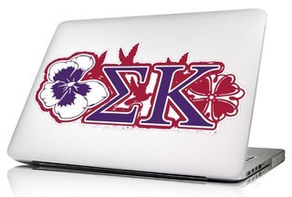 Sigma Kappa 10 x 8 Laptop Skin/Wall Decal