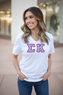 sigma kappa stitched letters