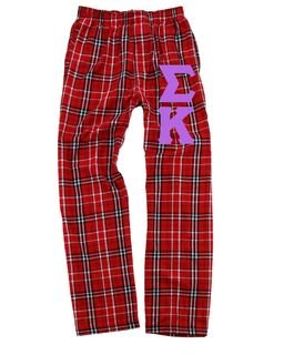 Sigma Kappa Pajamas -  Flannel Plaid Pant