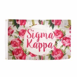 Sigma Kappa Rose Flag
