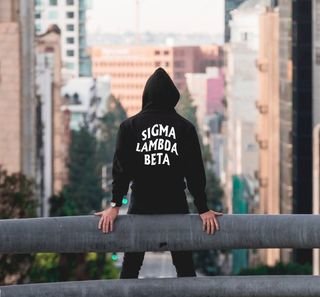 Sigma Lambda Beta Social Hooded Sweatshirt