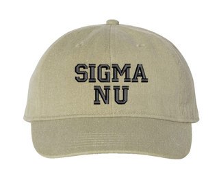 Sigma Nu Pigment Dyed Baseball Cap