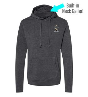 Sigma Nu Crest Gaiter Fleece Hooded Sweatshirt