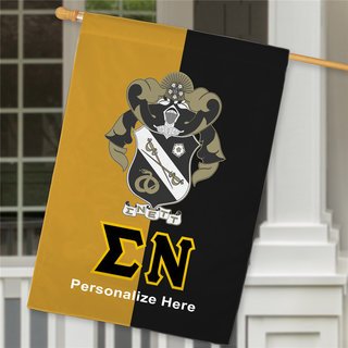Sigma Nu Letter Fraternity Flag Greek Banner Large 3 feet x 5 feet Sign Decor Sig Nu